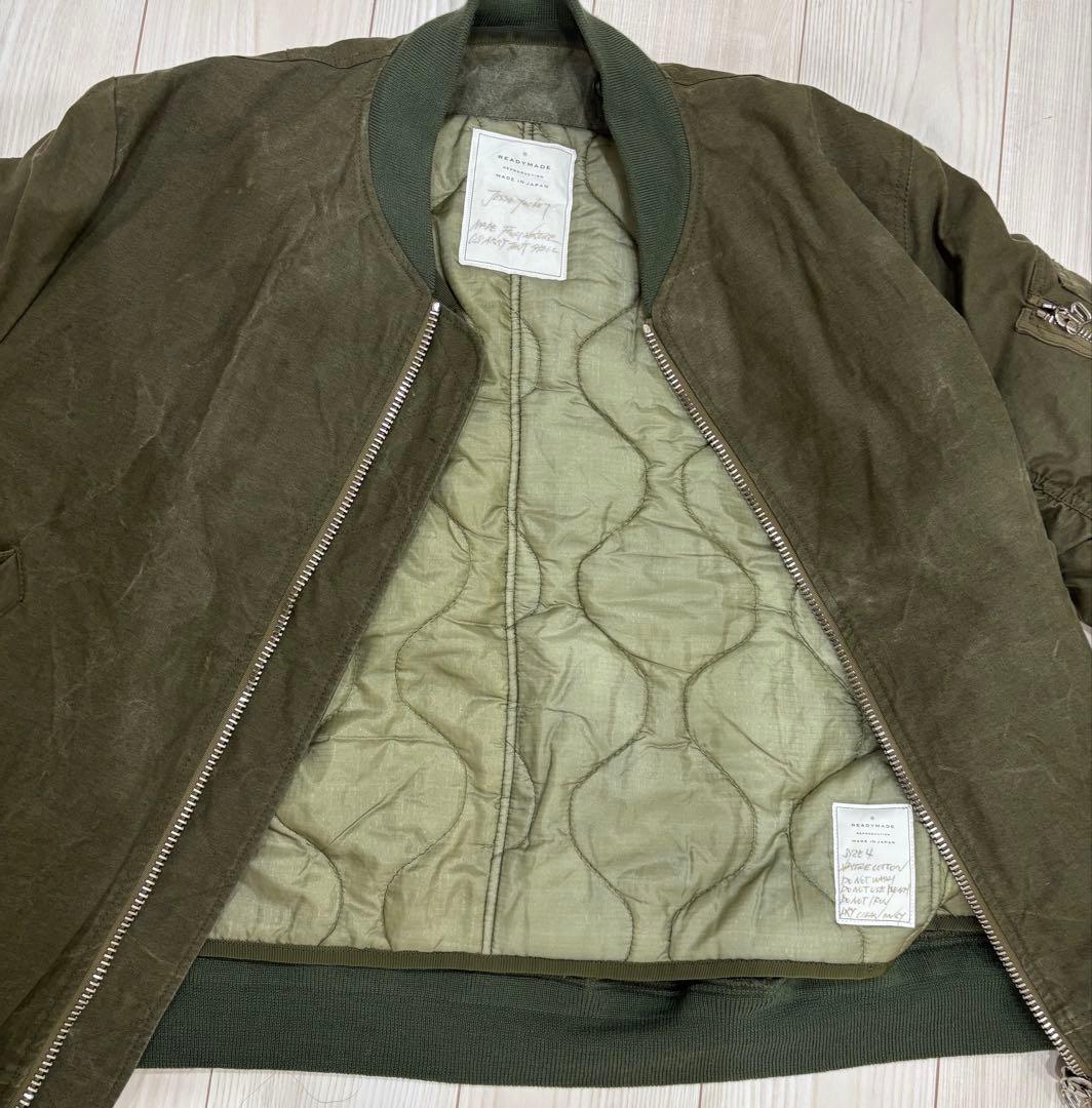 READYMADEレディメイド フライトジャケットMA-1 サイズ4