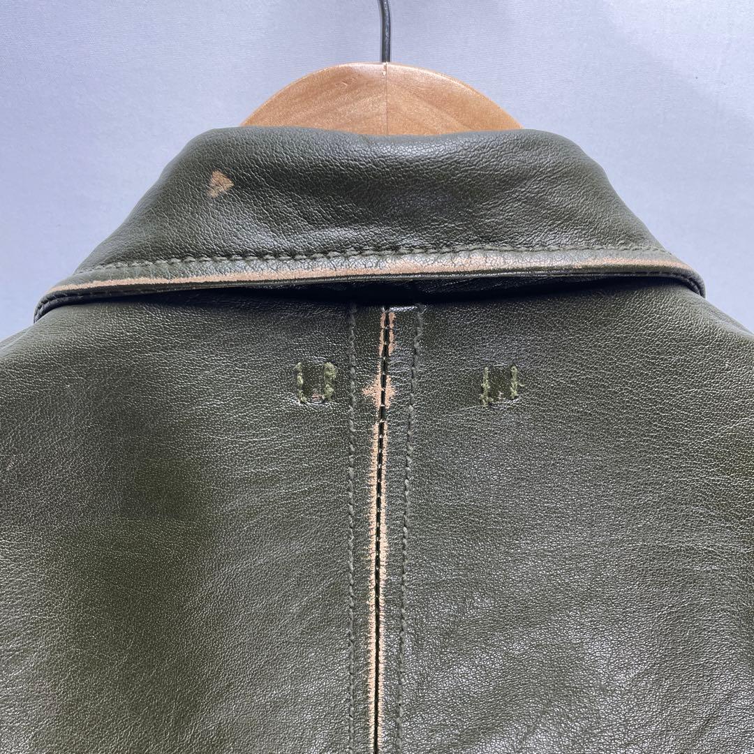 AVIREX バッファローレザー　ライダースジャケット　サイズM