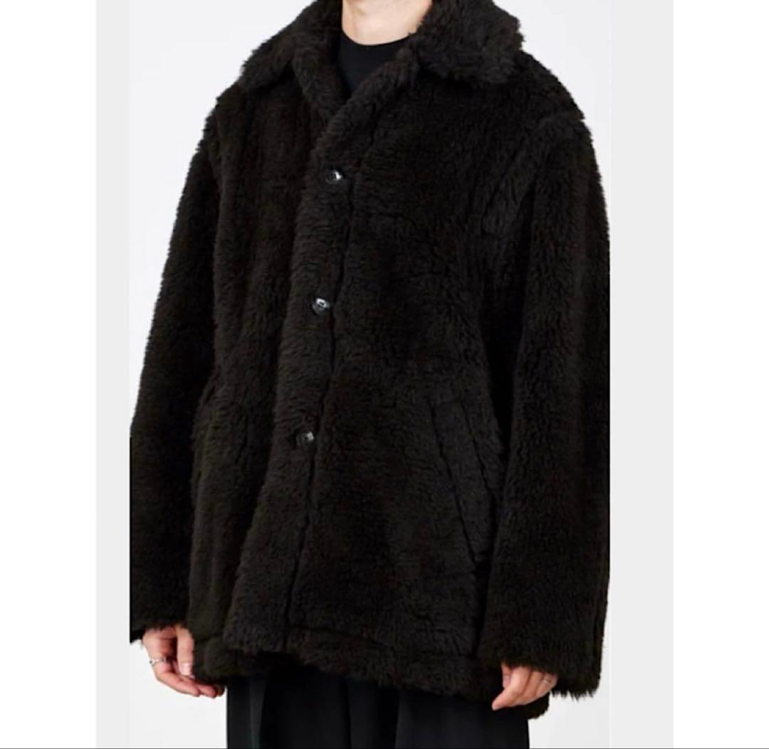 限定★良品MARKAWAREマーカウェア22AWアルパカテディベアハーフコート