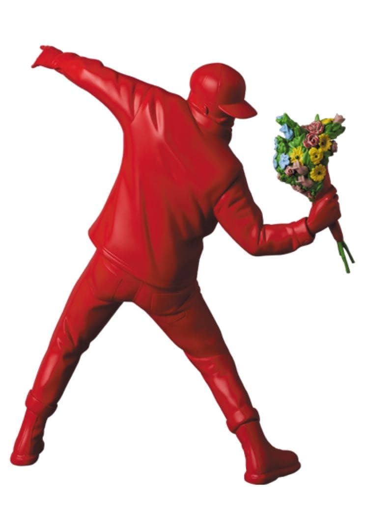 工芸品 BANKSY FLOWER BOMBER (Red ver.)