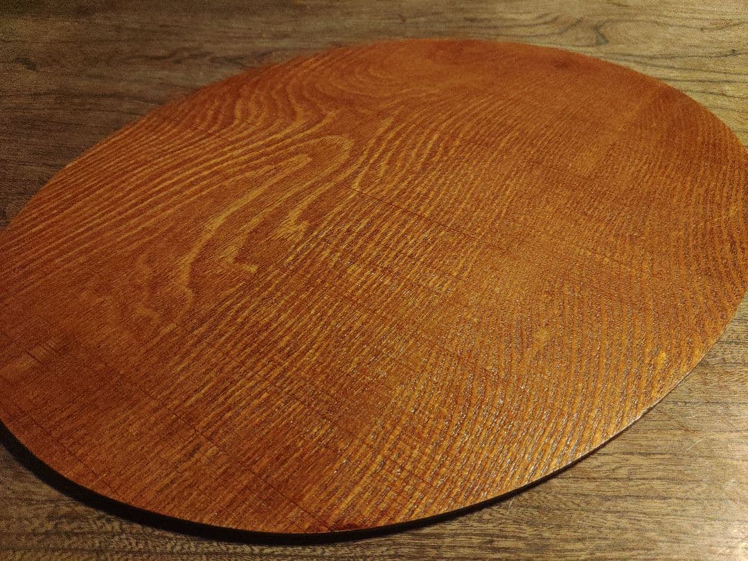 食膳 無垢　天然木 ランチョンマット お盆 トレー 膳 木製　２枚　希少