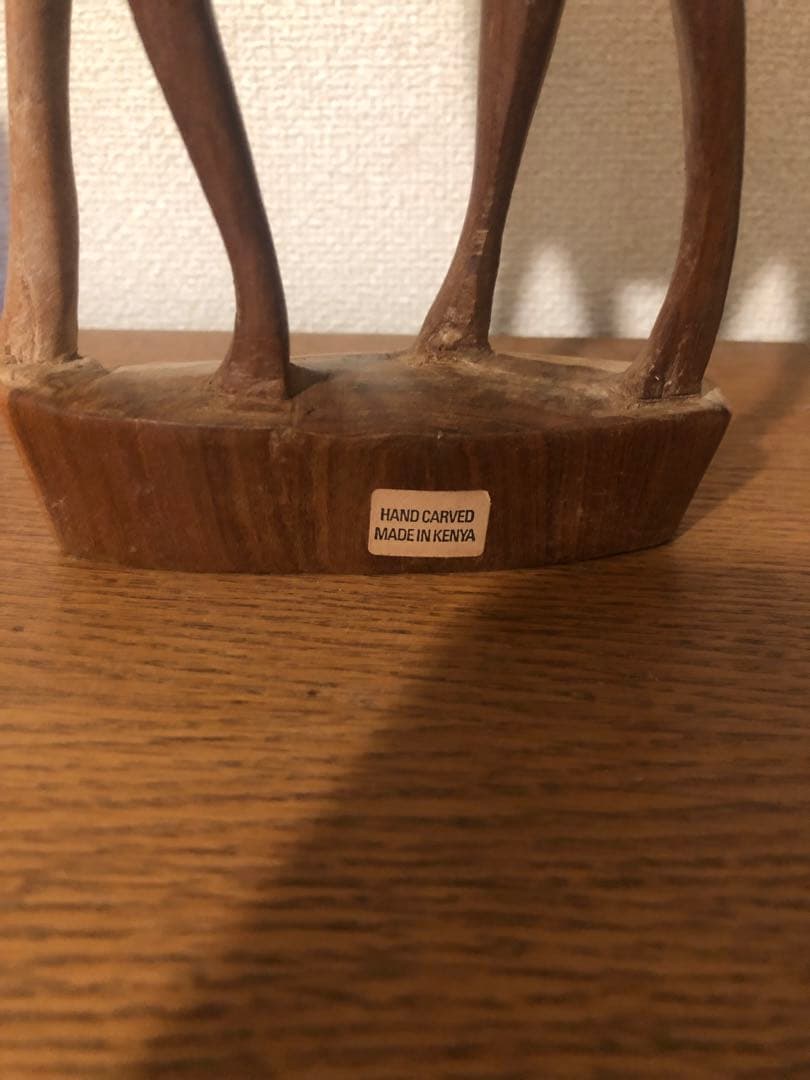 鹿 北欧 チーク　置物 デンマーク　haluta オブジェ