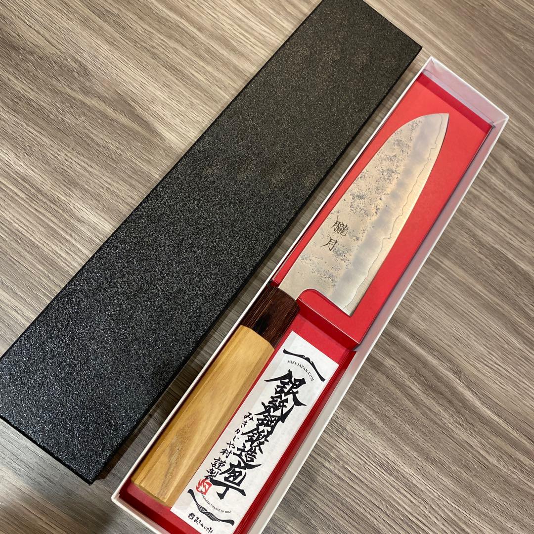 三木刃物　朧月　三徳包丁165ミリ