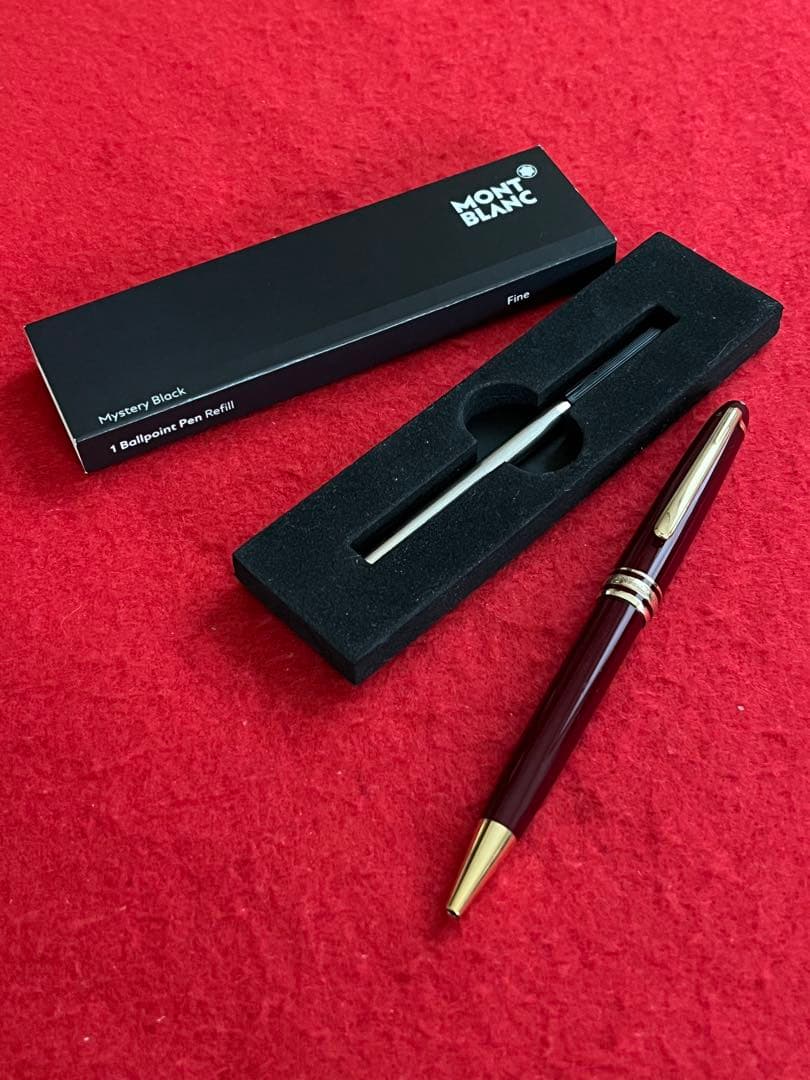 モンブランボールペン マイスターシュテュック ボルドー❗️未使用リフィル付‼️