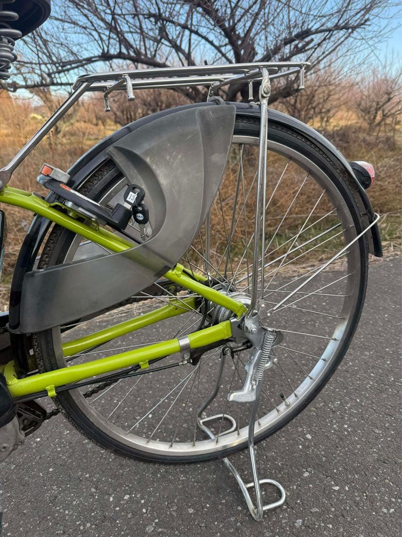電動アシスト自転車 ライムグリーン