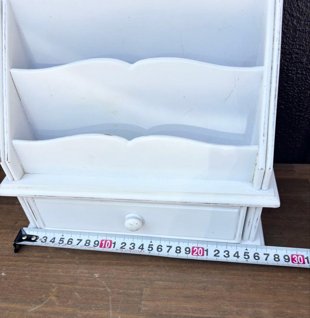 カントリーコーナー 木製 レターラック アンティーク調