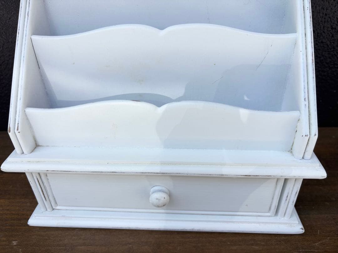 カントリーコーナー 木製 レターラック アンティーク調