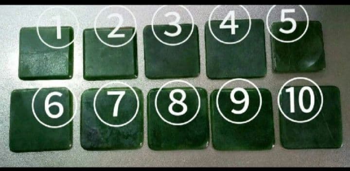 翡翠　ネフライト　コースター　まとめ売り　バラ売り可