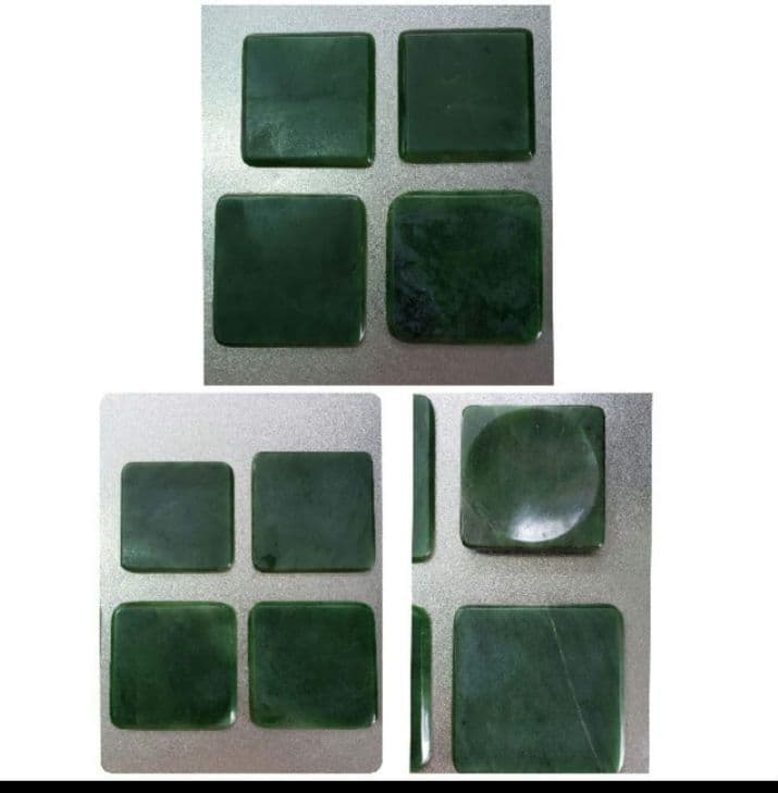 翡翠　ネフライト　コースター　まとめ売り　バラ売り可