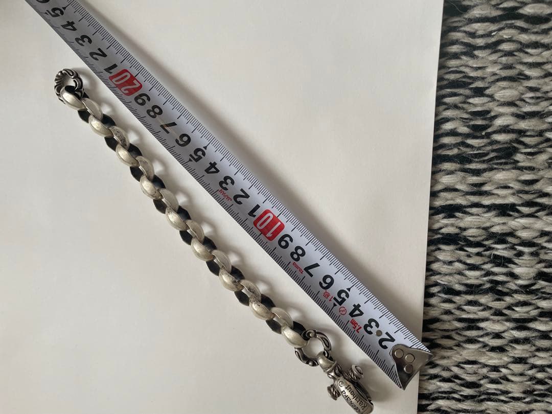 Leonard Kamhoutシルバーチェーンブレスレット