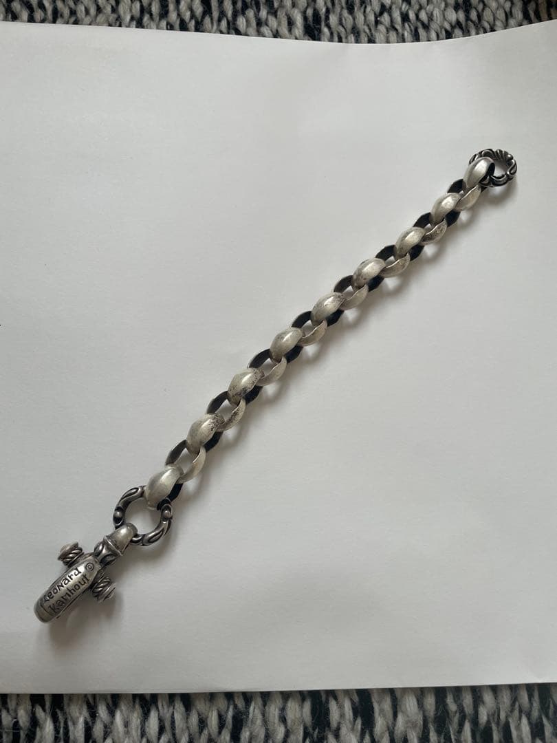 Leonard Kamhoutシルバーチェーンブレスレット