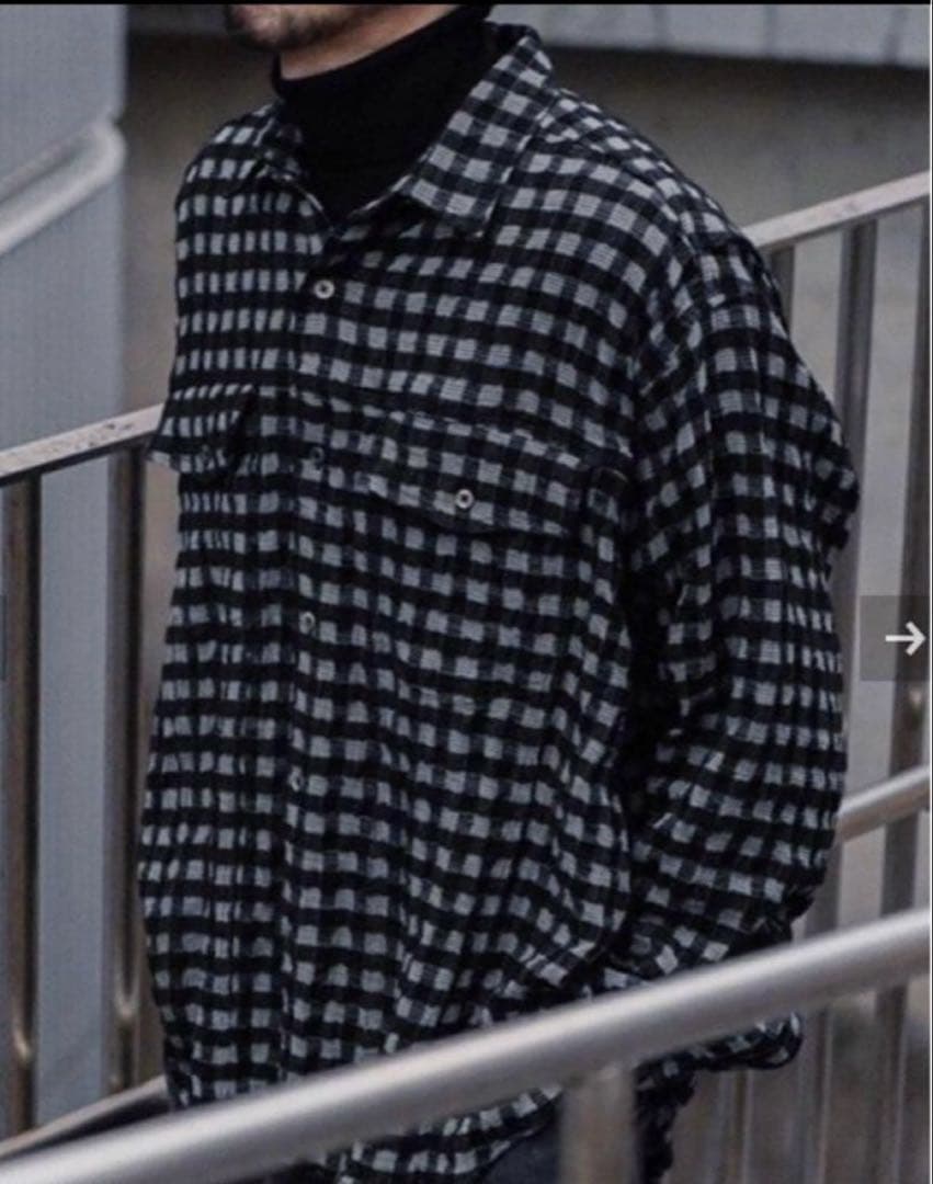 HEUGNユーゲン Bobby Check チェック 長袖シャツ