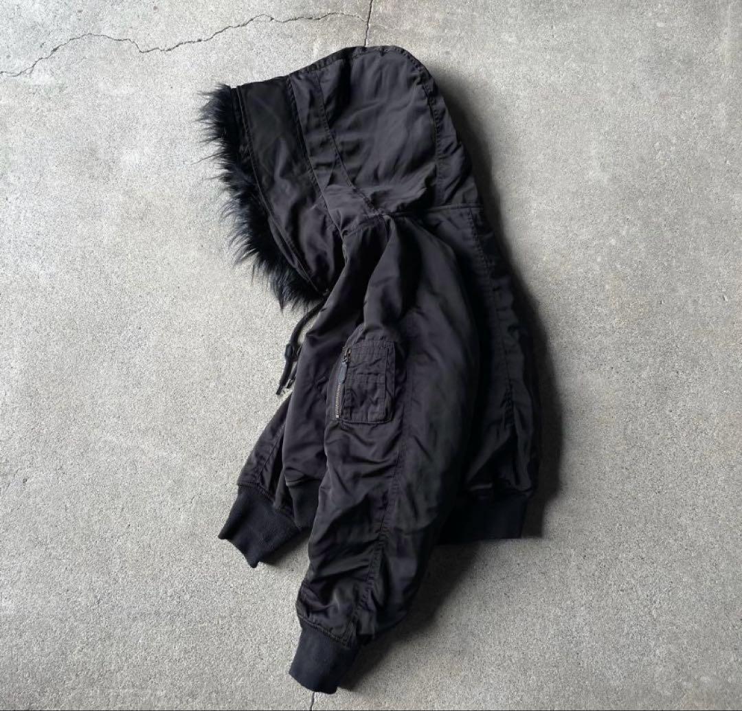 ジャケット・アウター N-2B flight short jacket n2b all black