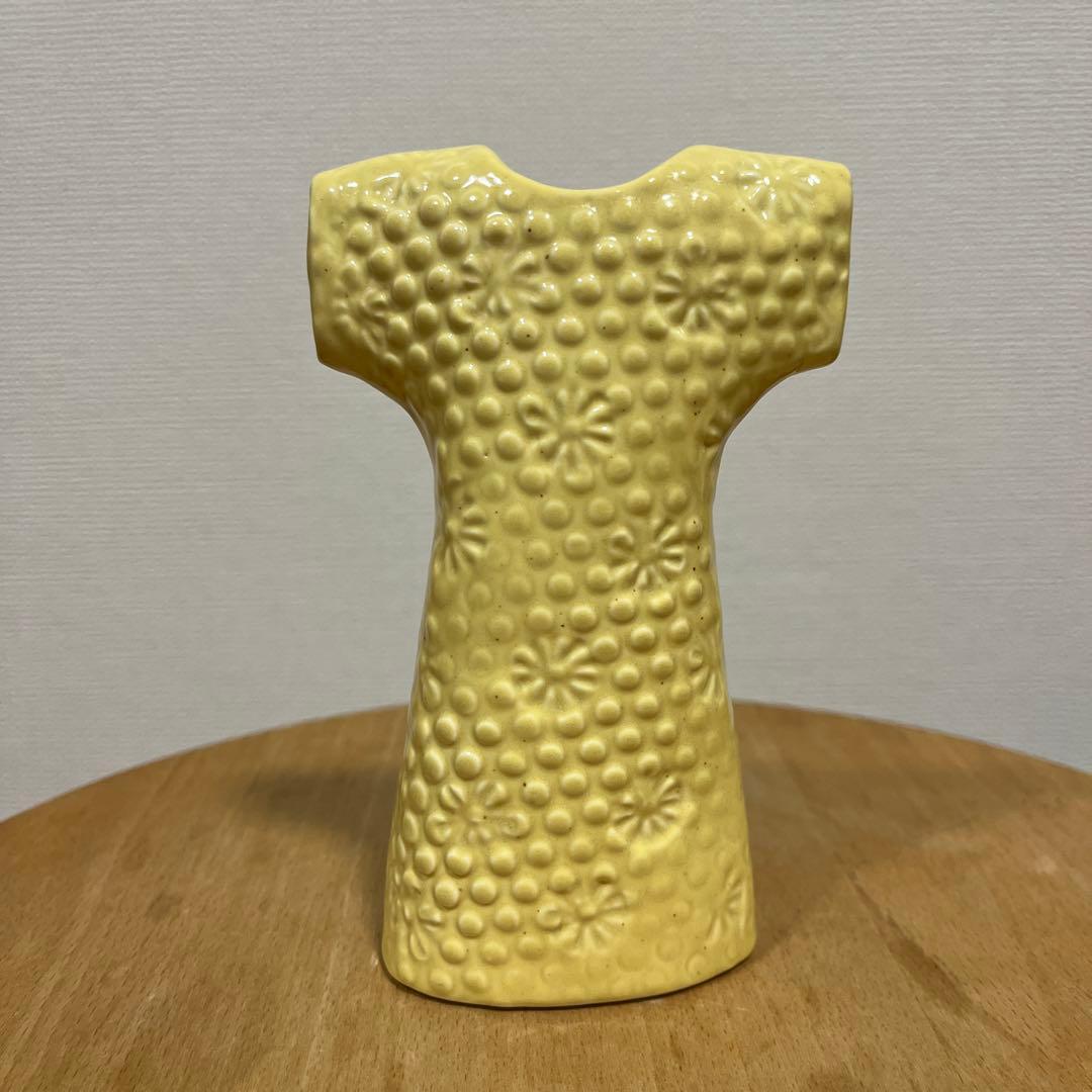 リサラーソン　花瓶　イエロー
