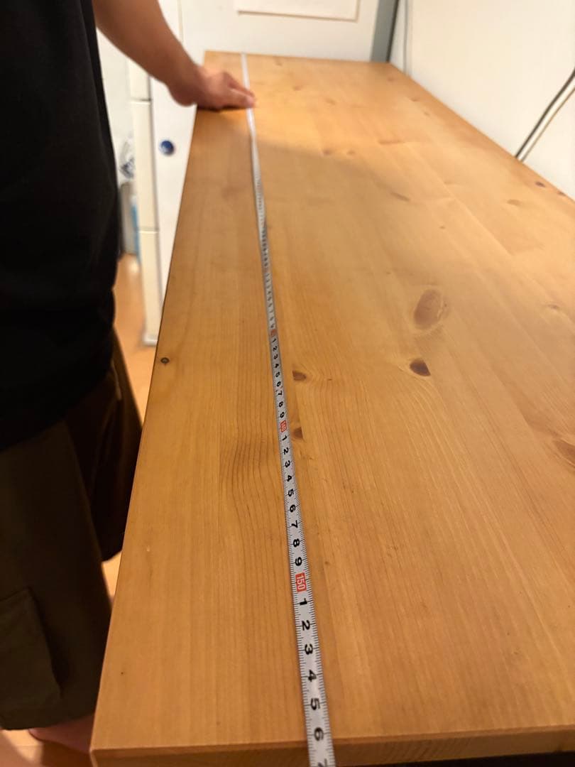 ナチュラルウッド 食器棚 引き出し付き