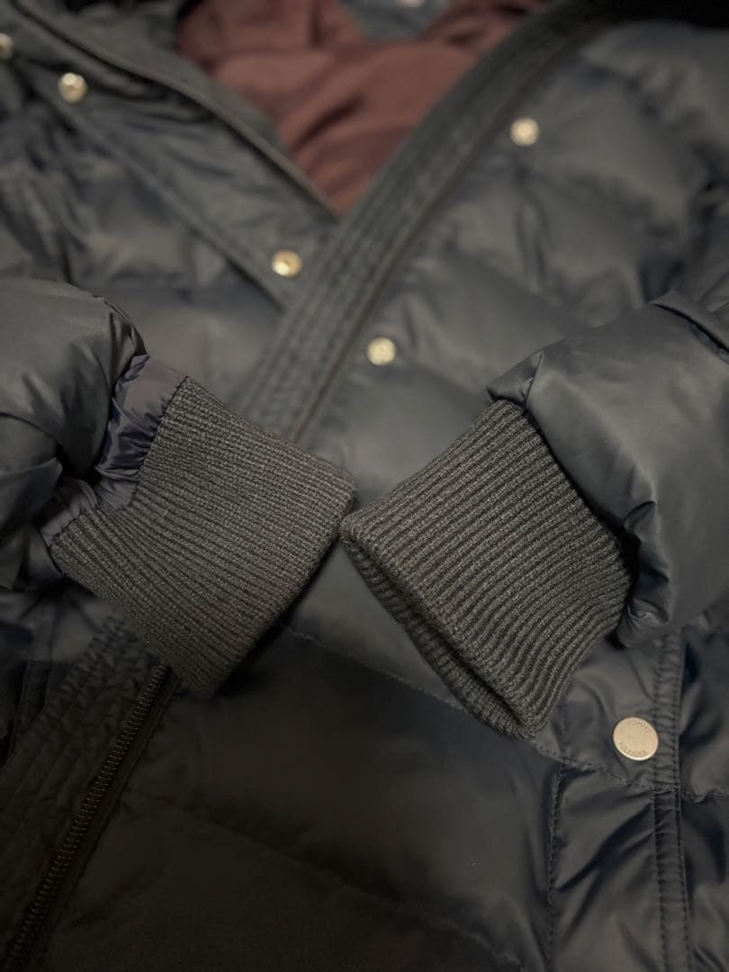 美品  ファーフードロングダウンコート土日限定価格