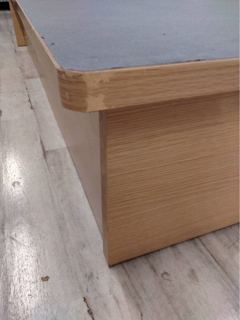 ニトリ　ダブルベッドフレーム　縦開き収納付き　北九州市福岡市限定