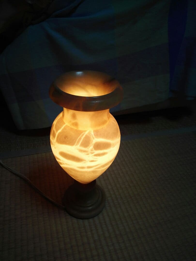 最終価格希少価値天然大理石のみの素材で作られた電気スタンド