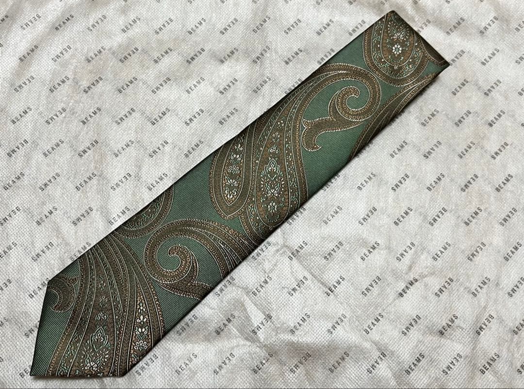 【新品】Holliday & Brown / BEAMS ペイズリー柄 ネクタイ