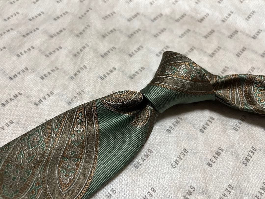 【新品】Holliday & Brown / BEAMS ペイズリー柄 ネクタイ