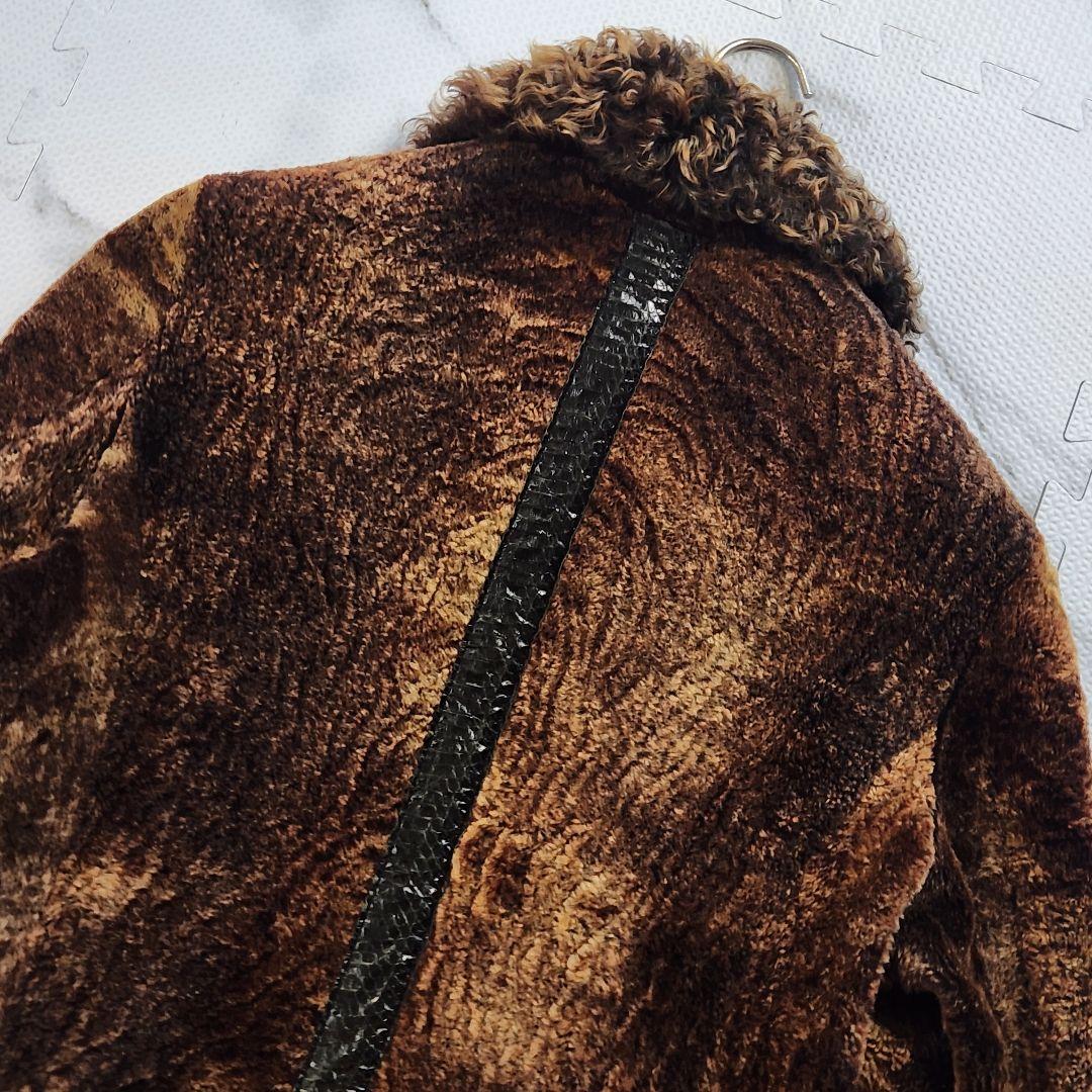 Gackt着用ブランド✨dkf グリズリージャケット リアルムートン 蛇革