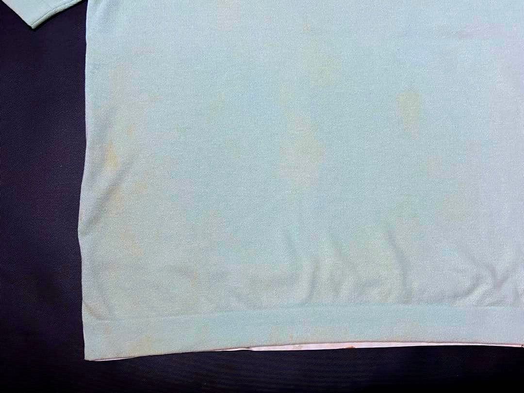 エルメス/スカーフ柄 シルクシャツ/カシミヤ混ニット/ブラウスM/オールド90s