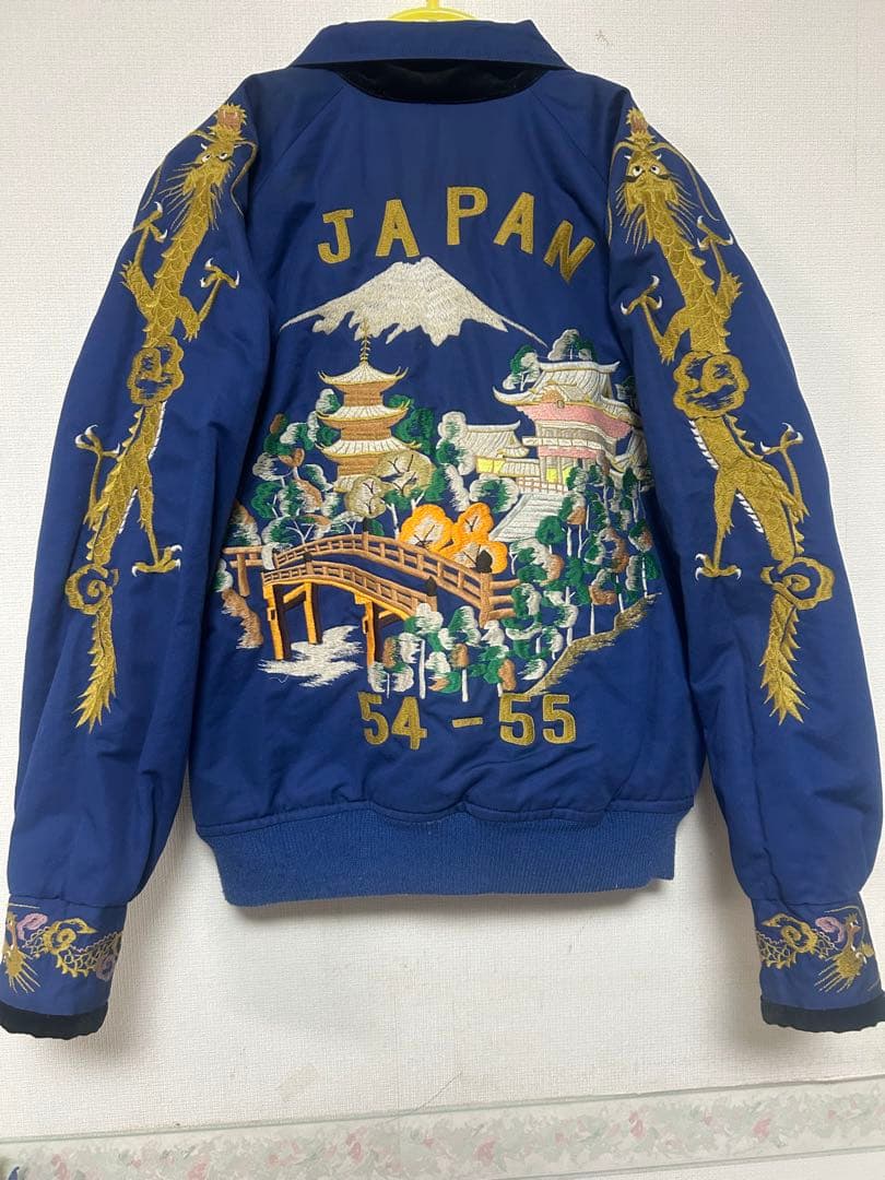 WAREHOUSE硫黄島スカジャン別珍リバーシブル　サイズ36 ベロア