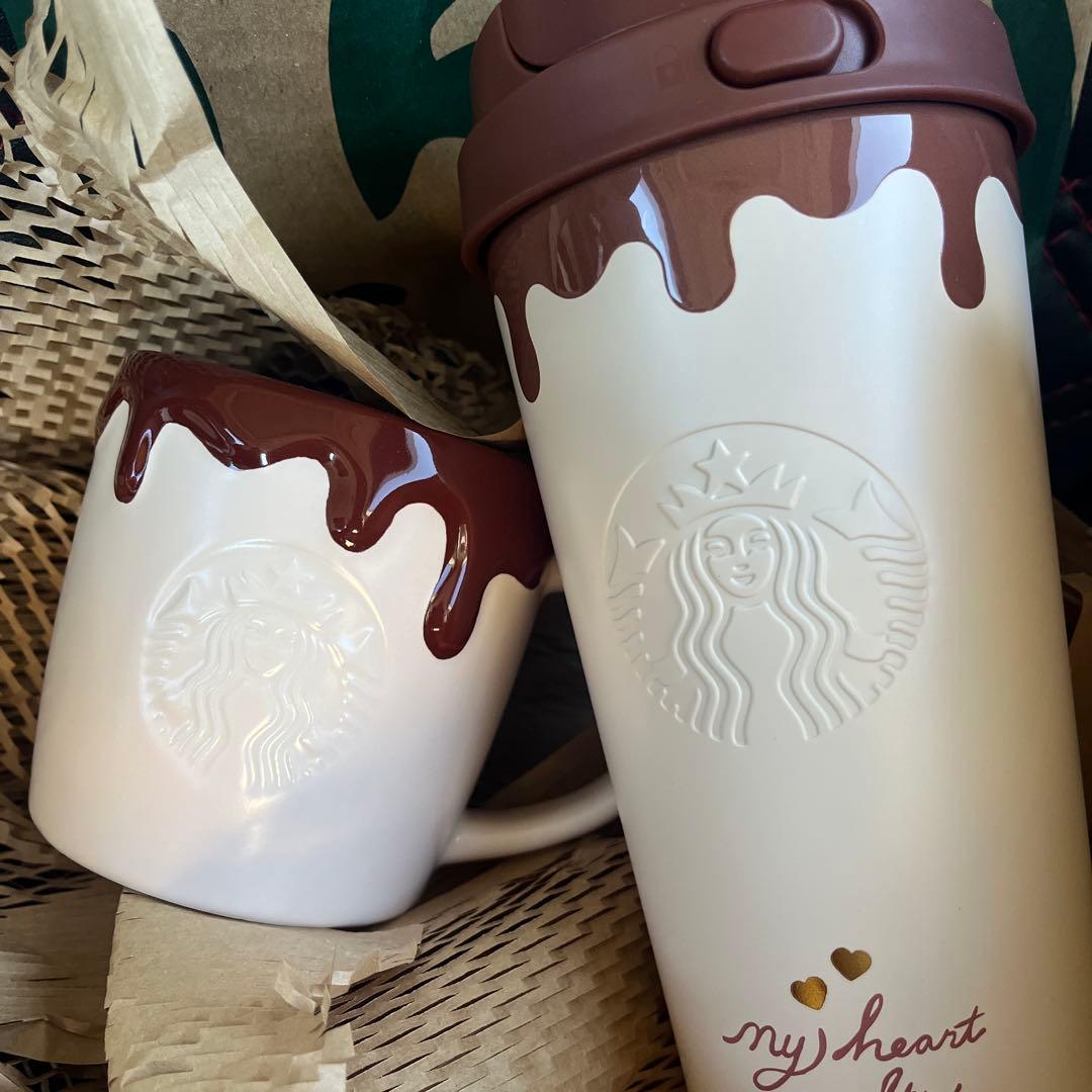 バレンタイン2026ステンレスTOGOボトルチョコレート　　Starbucks