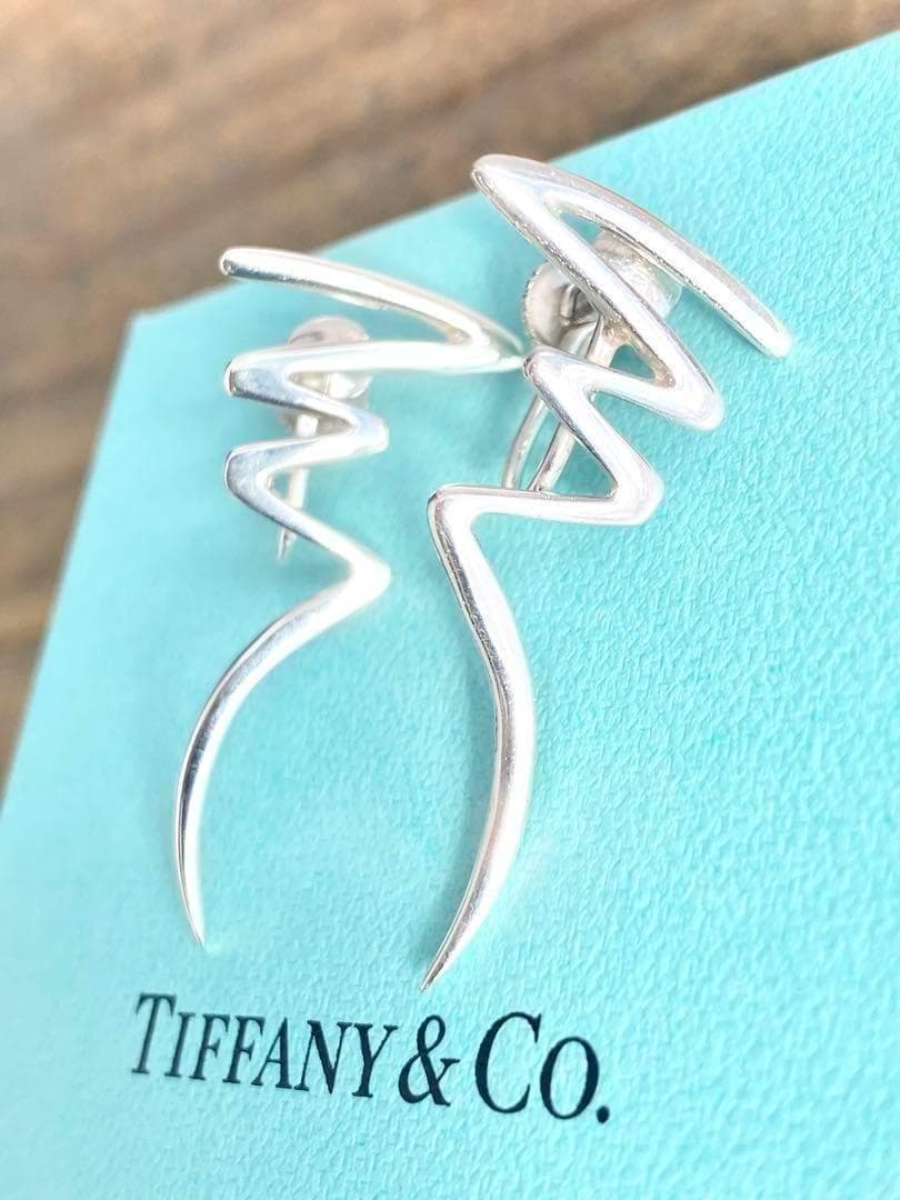 TIFFANY ティファニー イヤリング パロマピカソ スクリブル
