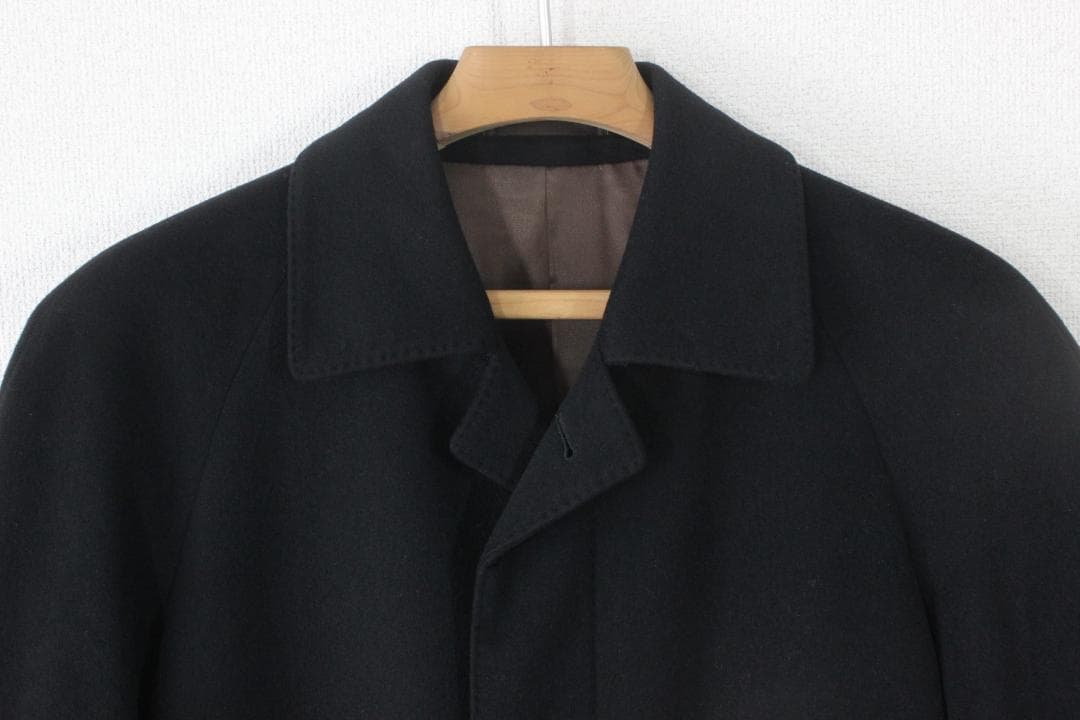 【美品】五大陸 カシミヤ100% ステンカラーコート 4 S M A3 A4相当