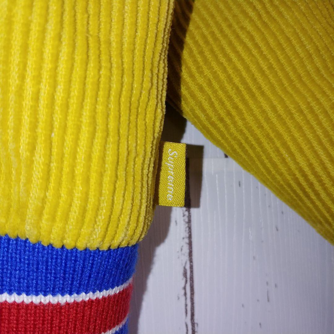 【入手困難】supreme コーデュロイジャケット デカロゴ 黄色 青