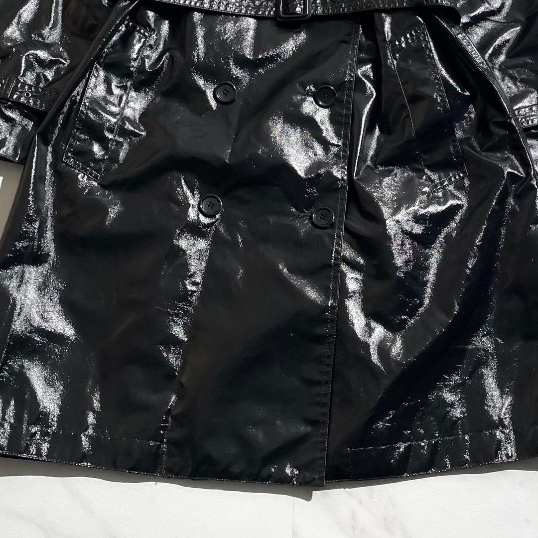 【未使用品】ジャンポールゴルチエ トレンチコート コーティング Lサイズ 黒