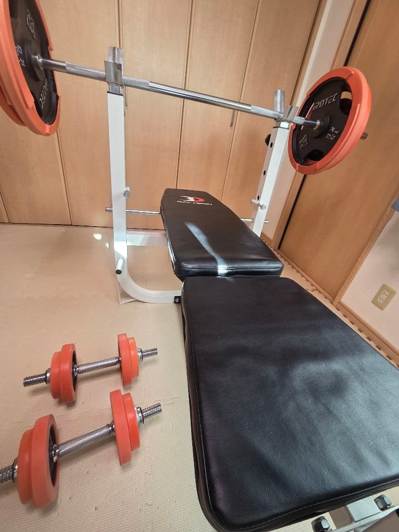 （正月割中）Body Designマルチプレスベンチ+アイロテックバーベルセット