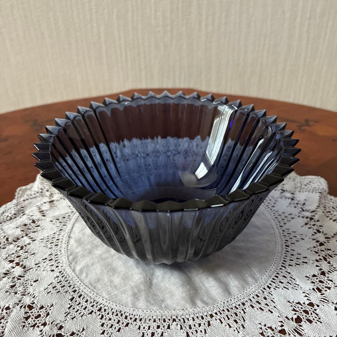 ✨廃盤✨バカラ　ミルニュイ ミッドナイトブルー/スモール ボウル