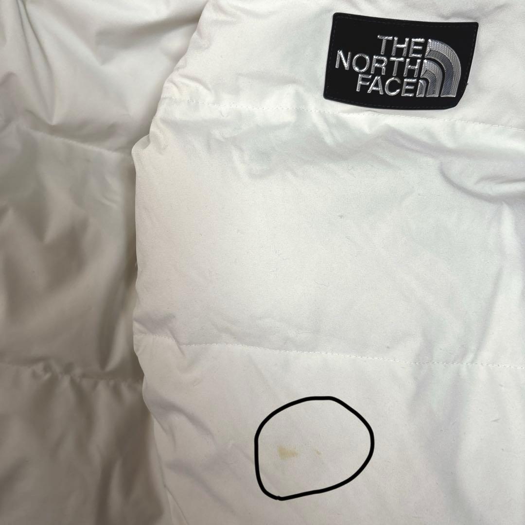 美品 ノースフェイス ロングダウン ダウン 白 M相当