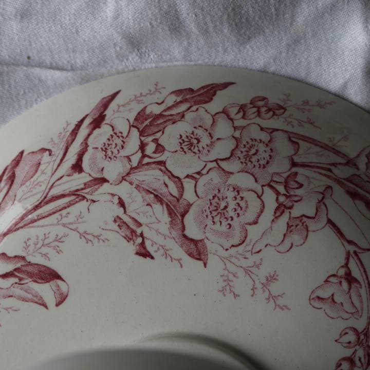 【レア】LONGCHAMPS コンポティエ　赤　ボタニカル