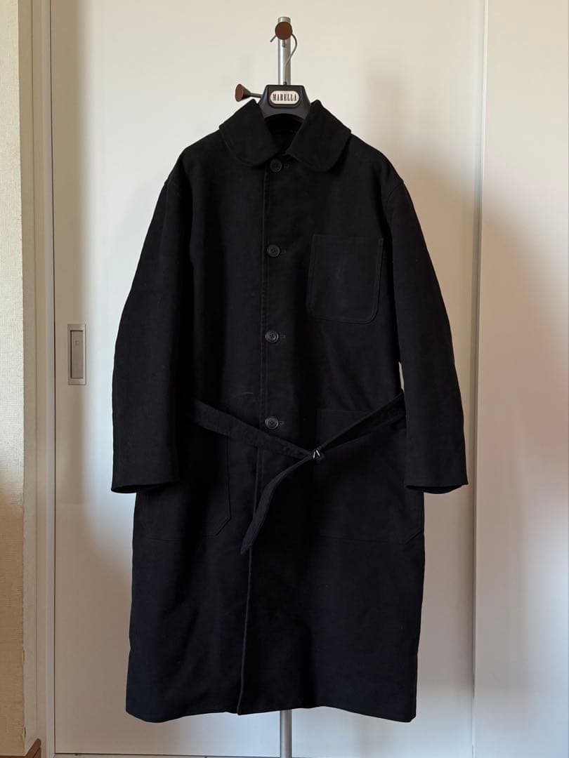 【COMOLI】25AW モールスキンミリタリーコート size 1