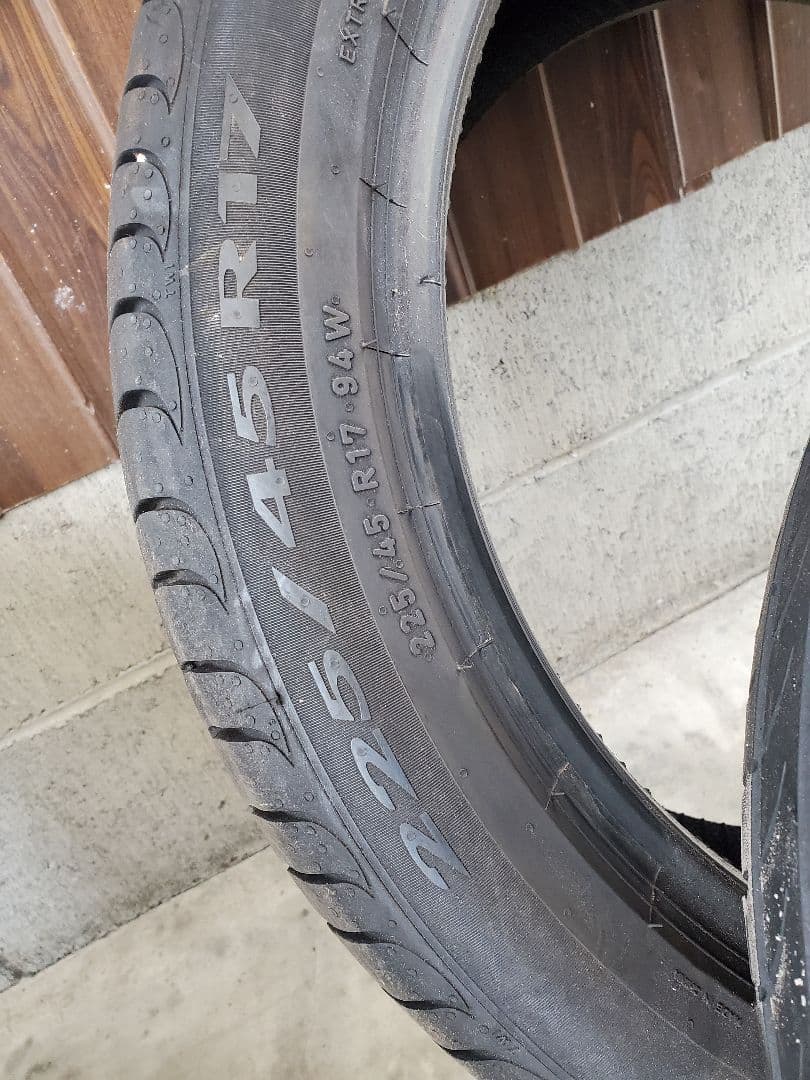 送料込み　2023年製造　バリ山　ピレリ　225/45r17 2本セット