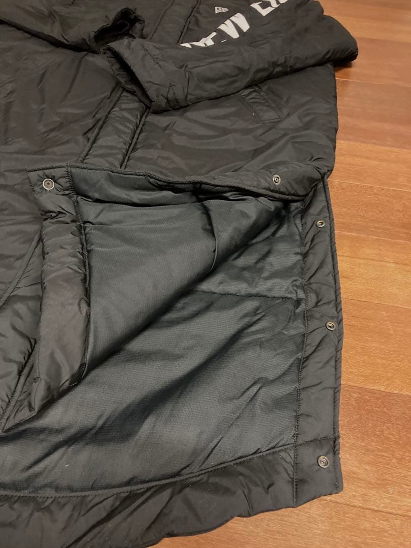 NEW ERA ベンチコート　ロングジャケット フード付き　XL 美品