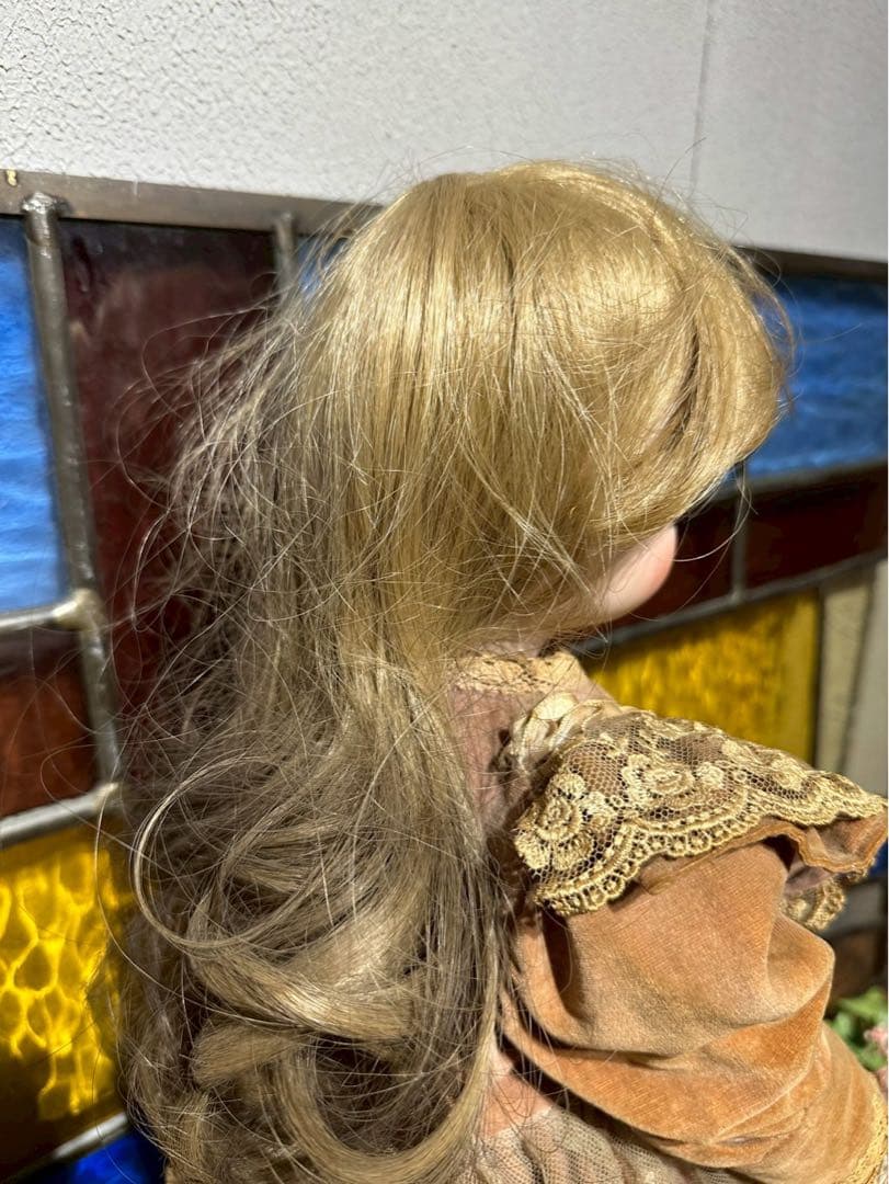 お*た様 ジュモー ビスクドール アンティーク インテリア 人形 陶器人形 ビン