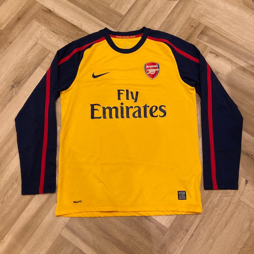 アーセナル Nike 長袖　ユニフォーム　M アウェイ