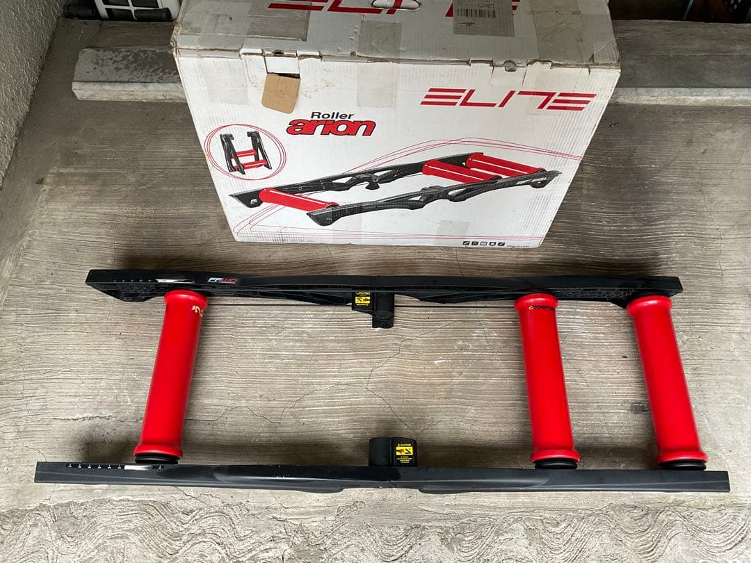 ELITE arion エリート 3本ローラー アリオン　赤黒 箱付き