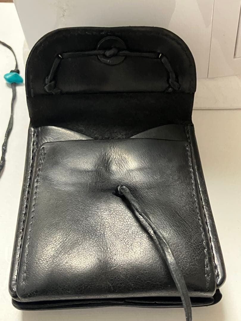 有名委託店モンテカルロカスタムgoros2つ折り財布カスタム（黒）