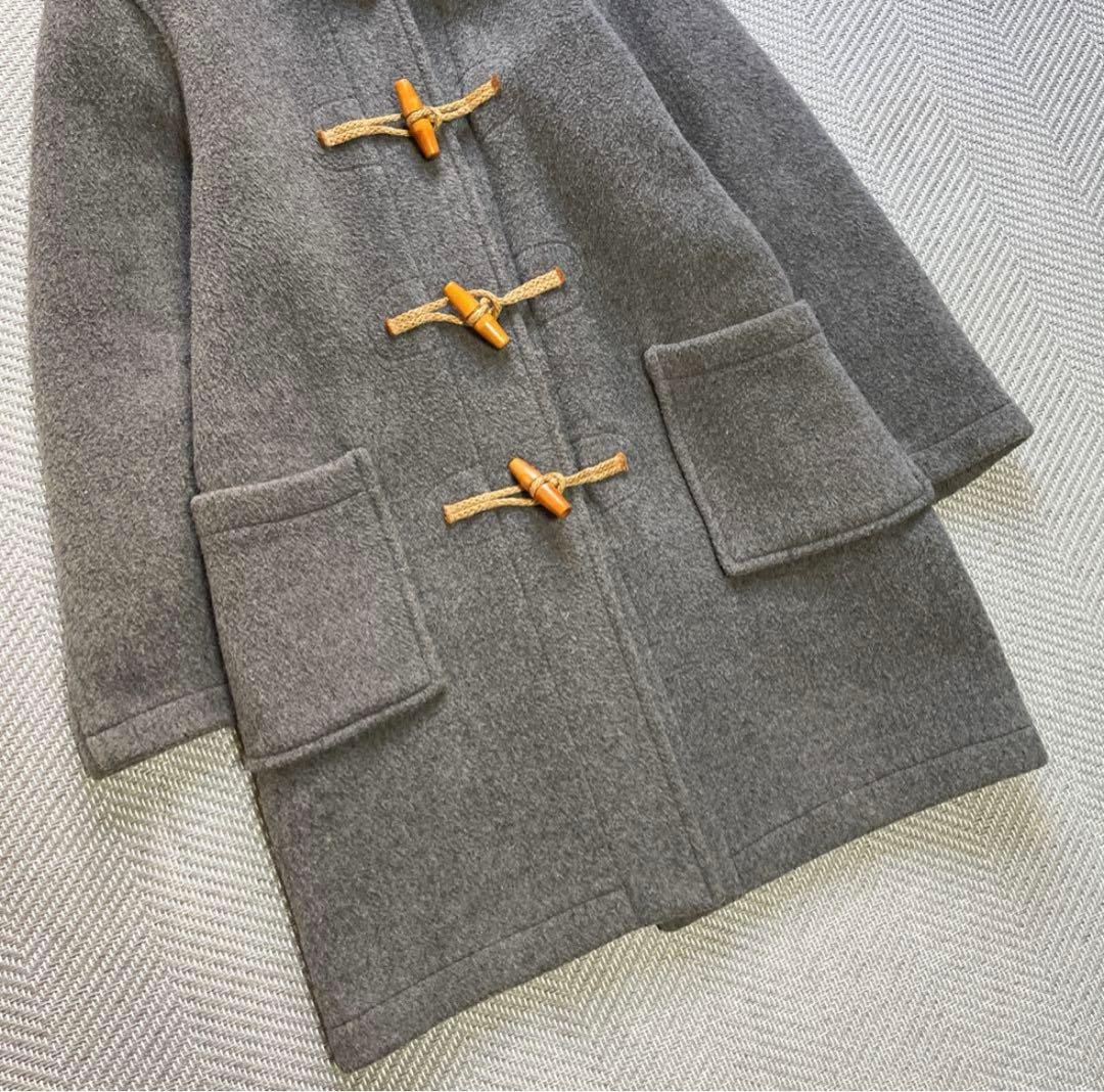 美品　Tibbett　ダッフルコート　イギリス製　グレー