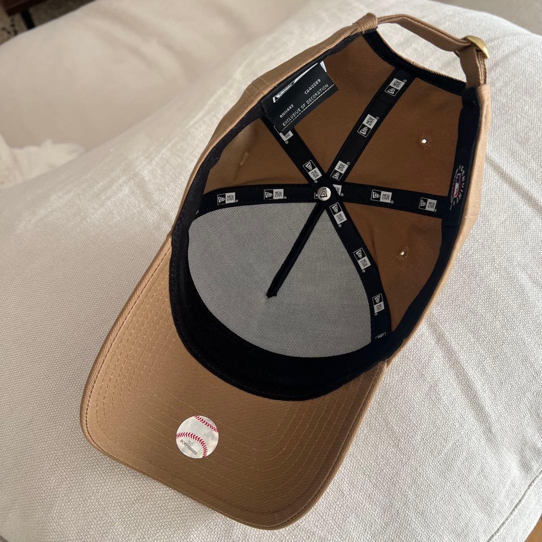 美品　NEW ERA ニューエラ 9FORTY DOUBLE LOGO キャップ