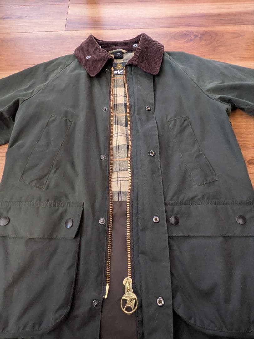 バブアー　ビデイル　オリーブ　38