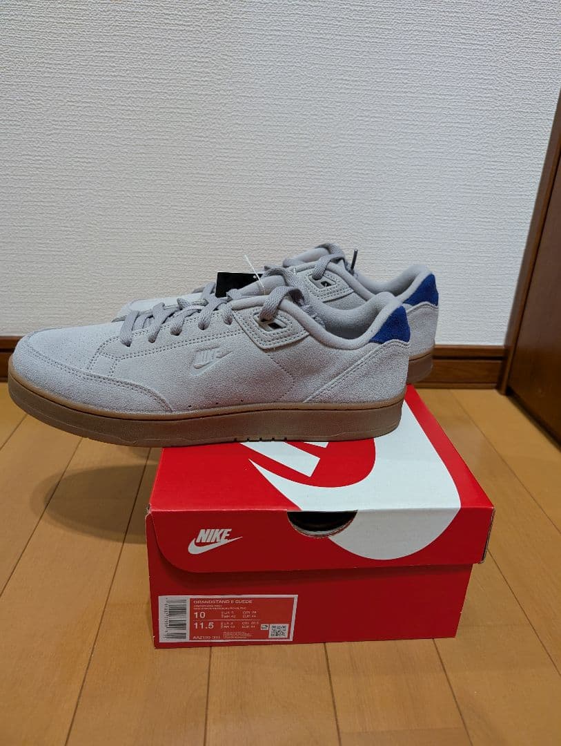 Nike GRANDSTAND2グレー スエード シューズ 10
