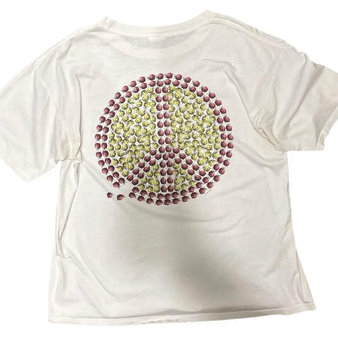 ニ*グ様 90s Human-i-Tees tシャツ ピースマーク アートt ポ