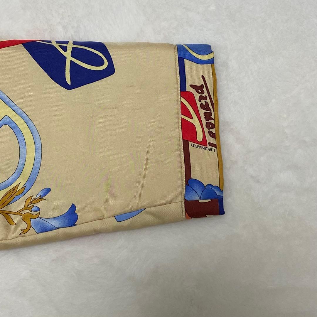 LEONARD SPORT コート アルファベット ボタニカル 総柄