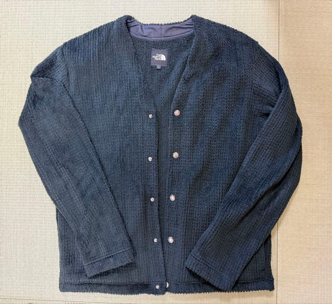 THE NORTH FACE ブラック ポーラテックフリースカーディガン L